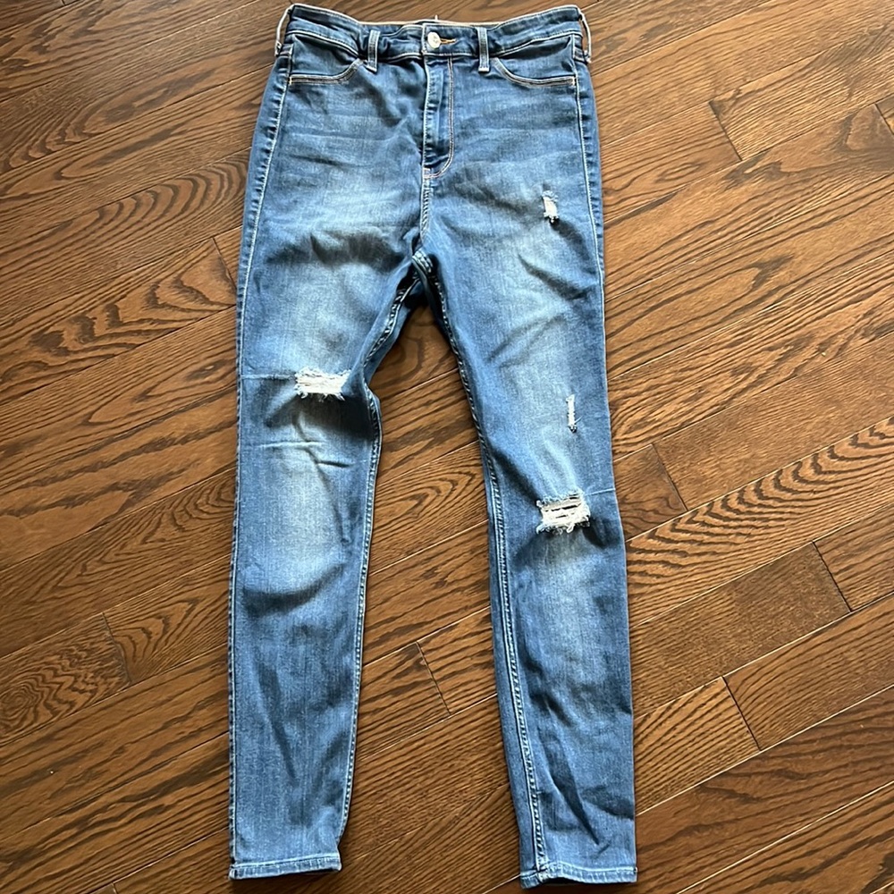 Size 11R Hollister ultra high rise jean jeggings